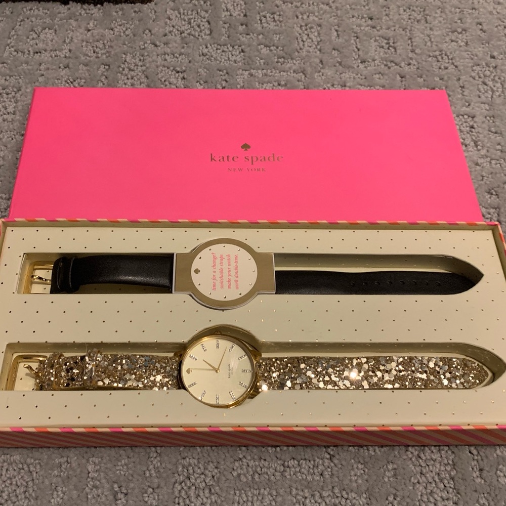Kate Spade Gold Metro watch